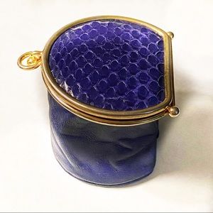 Neiman Marcus Reptile Coin Purse